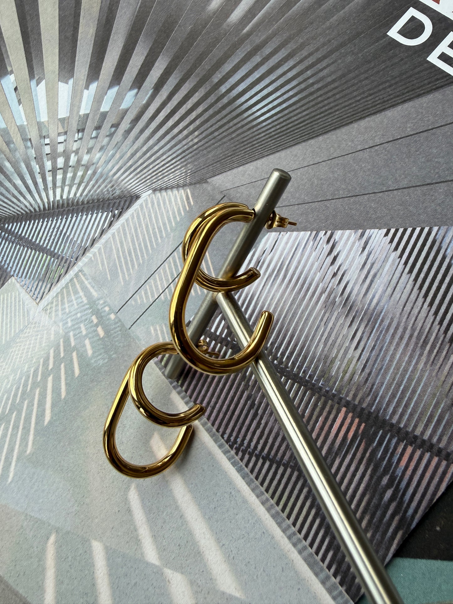 EARRINGS JUUM / STAINLESS STEEL