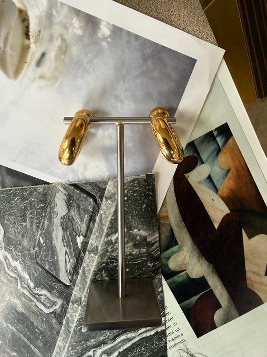 Earrings Bubble / Stainless Steel / 2cm / Not Heavy