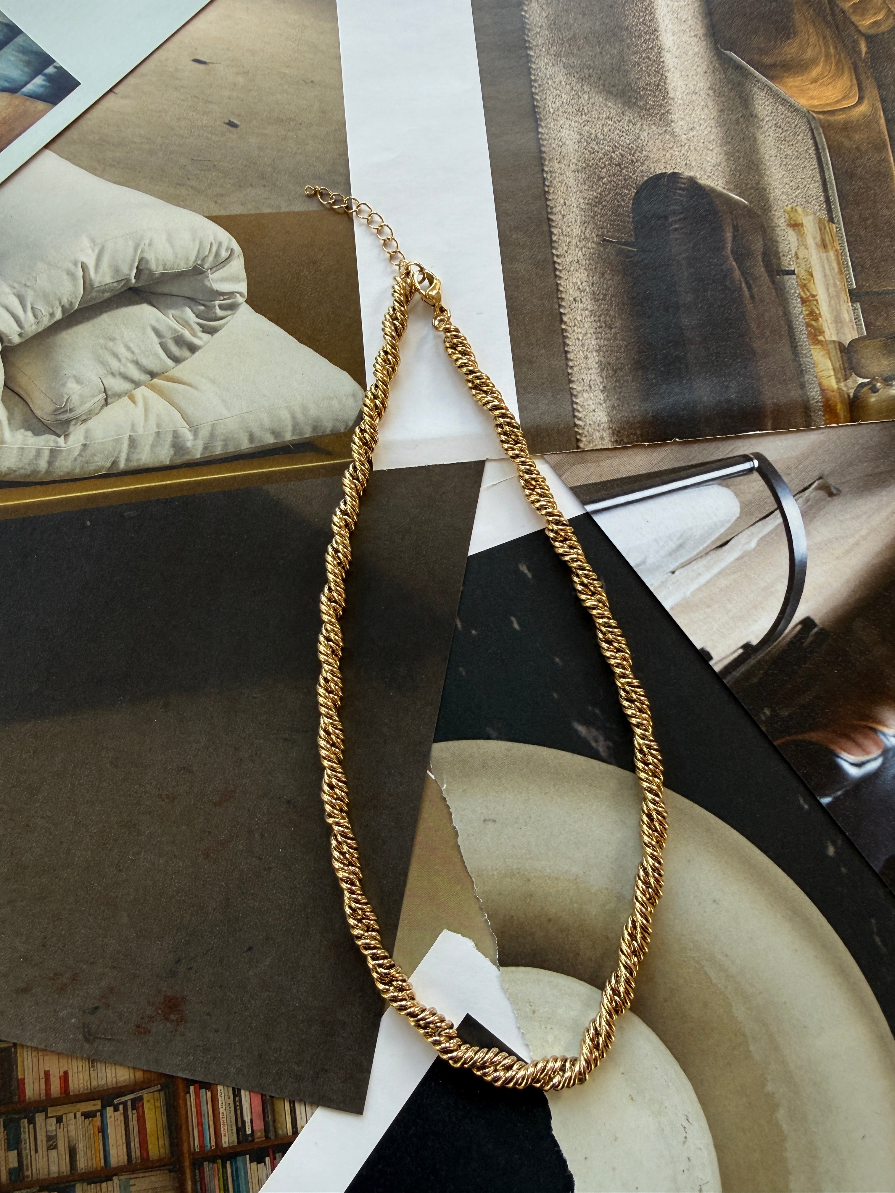 STAINLESS STEEL NECKLACE / 40cm