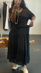 STRELL cotton skirt color black