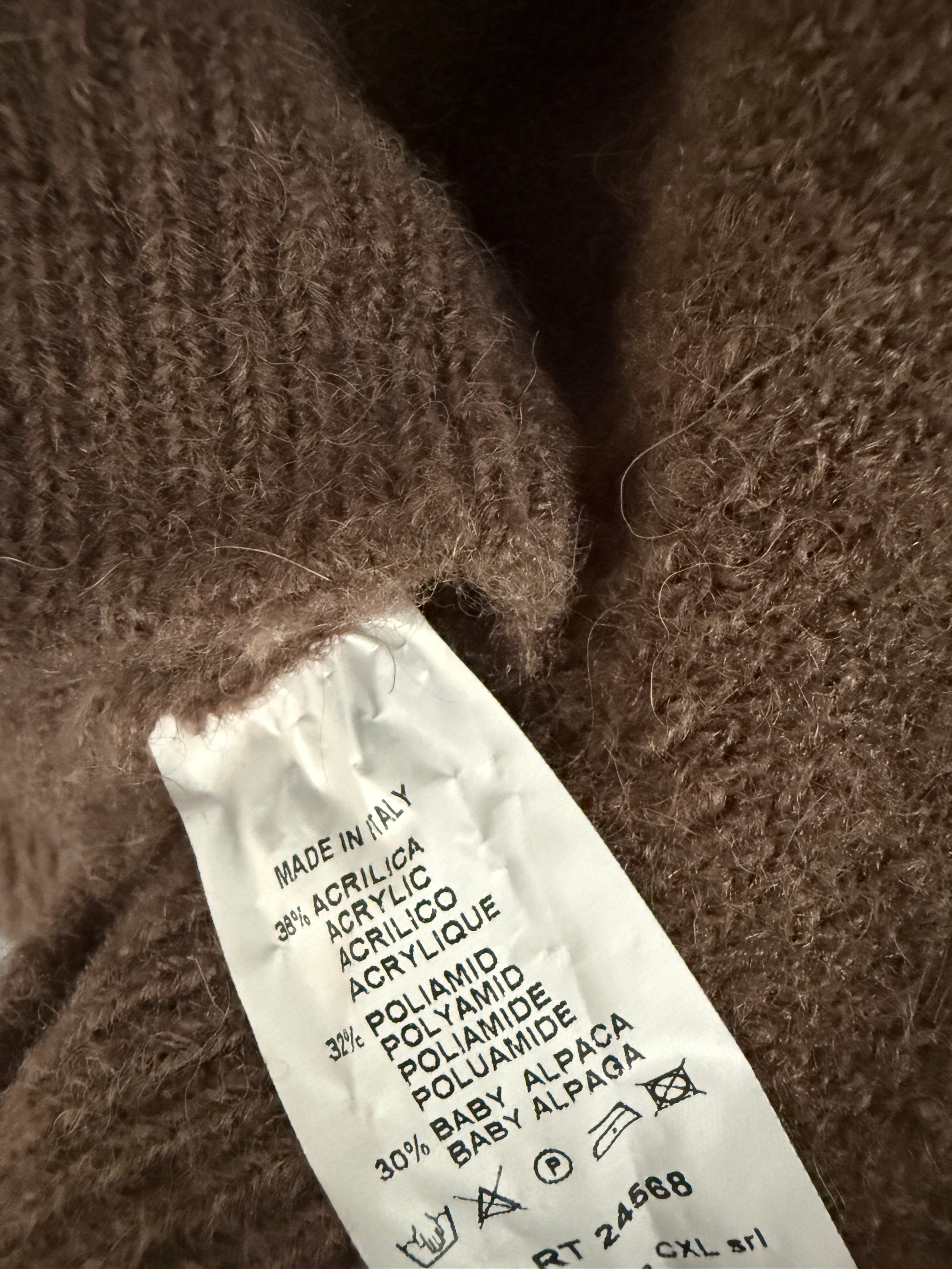 KNIT VIRY COLOR BROWN