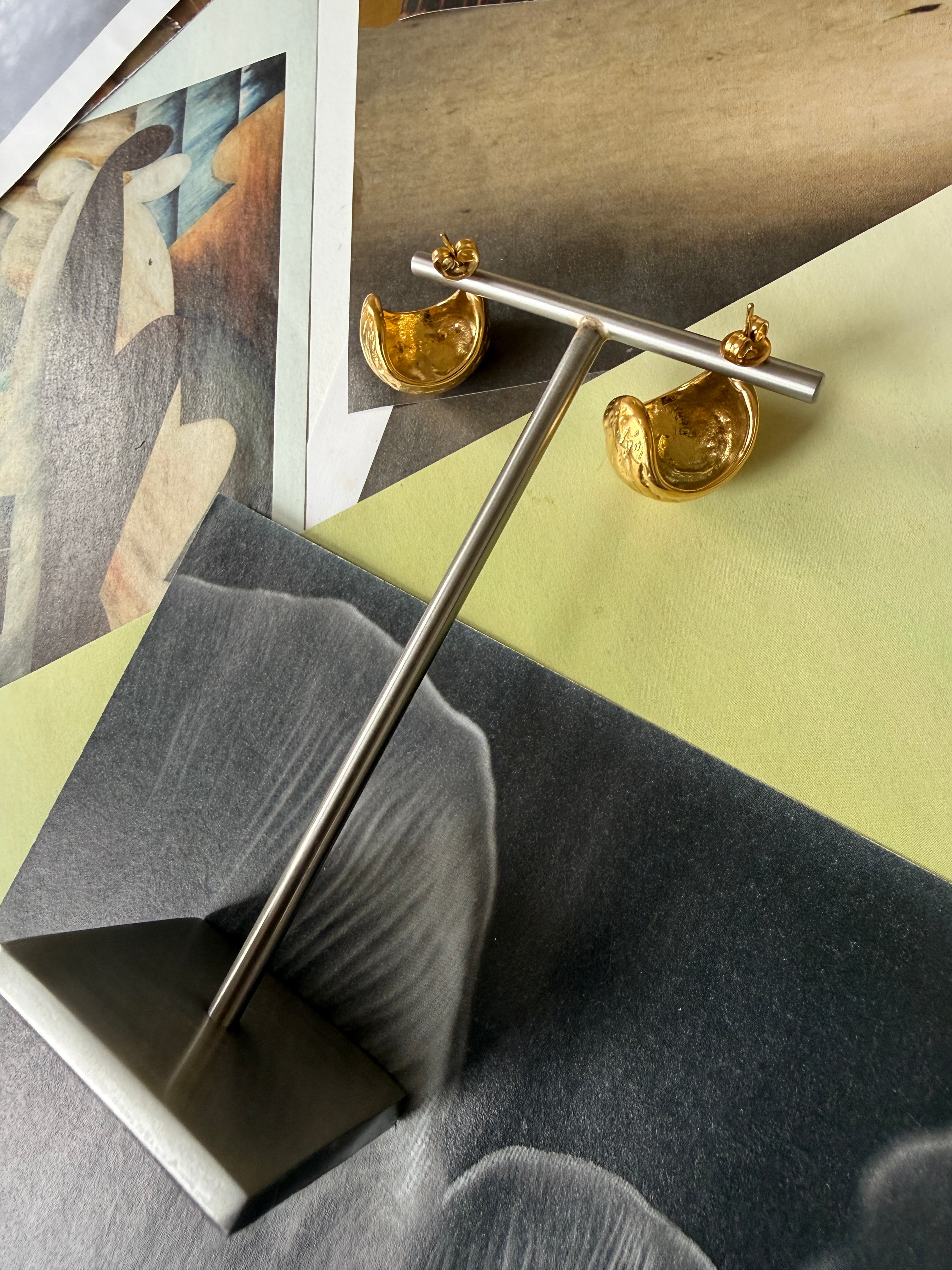 EARRINGS Tenty / STAINLESS STEEL / NOT Heavy