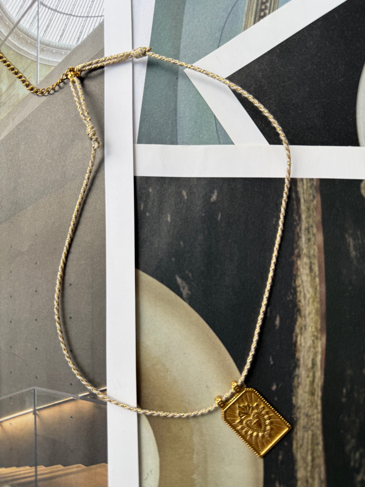 Necklace Haba White / 40cm