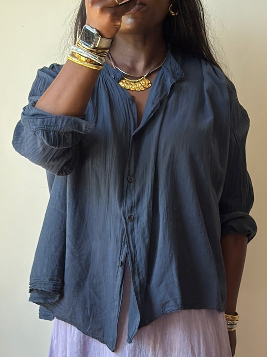 Lightweight blouse, oversized fit (34-40) , cotton, New with Tags