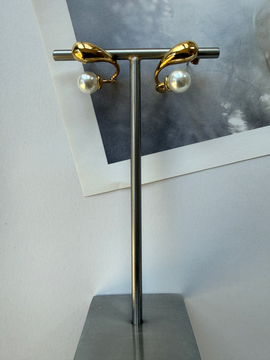 EARRINGS ELÍAK / STAINLESS STEEL / 2,5CM