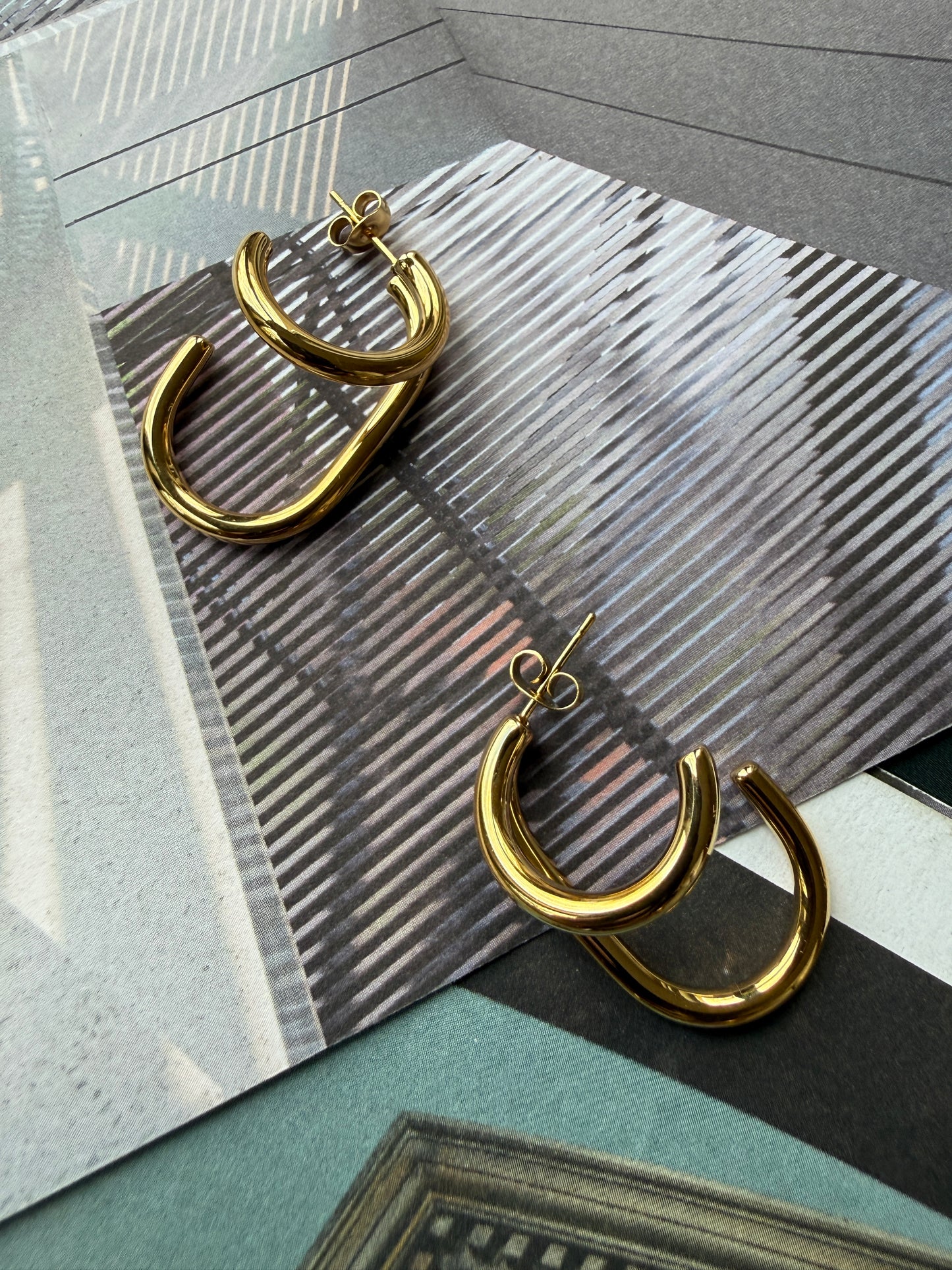 EARRINGS JUUM / STAINLESS STEEL