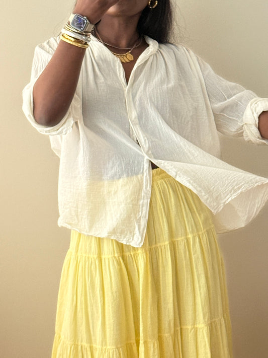 Lightweight blouse, oversized fit (34-40) , cotton, New with Tags