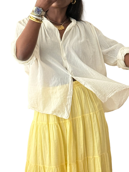 Lightweight blouse, oversized fit (34-40) , cotton, New with Tags