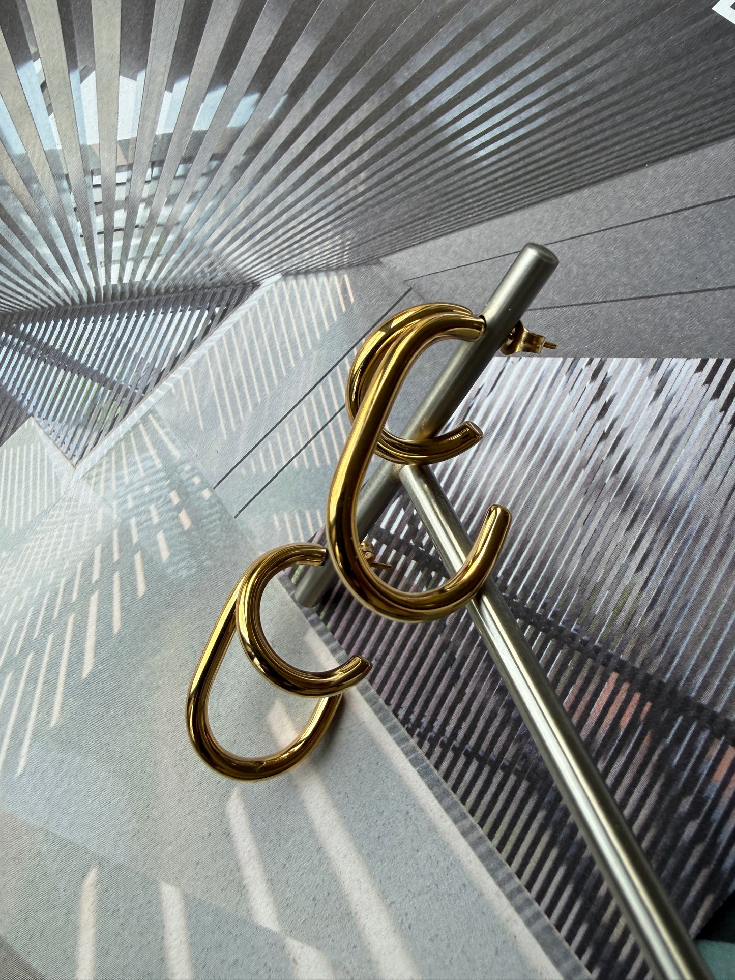 EARRINGS JUUM / STAINLESS STEEL