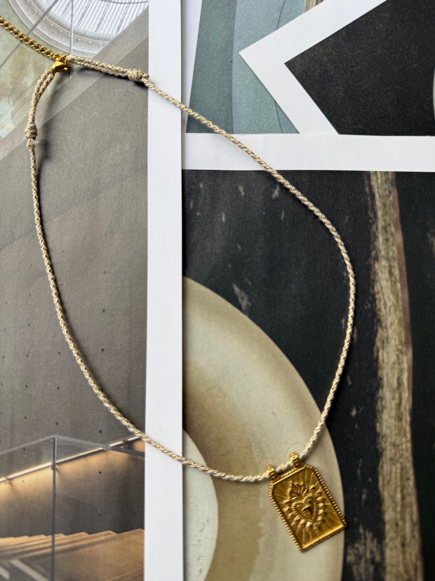 Necklace Haba White / 40cm