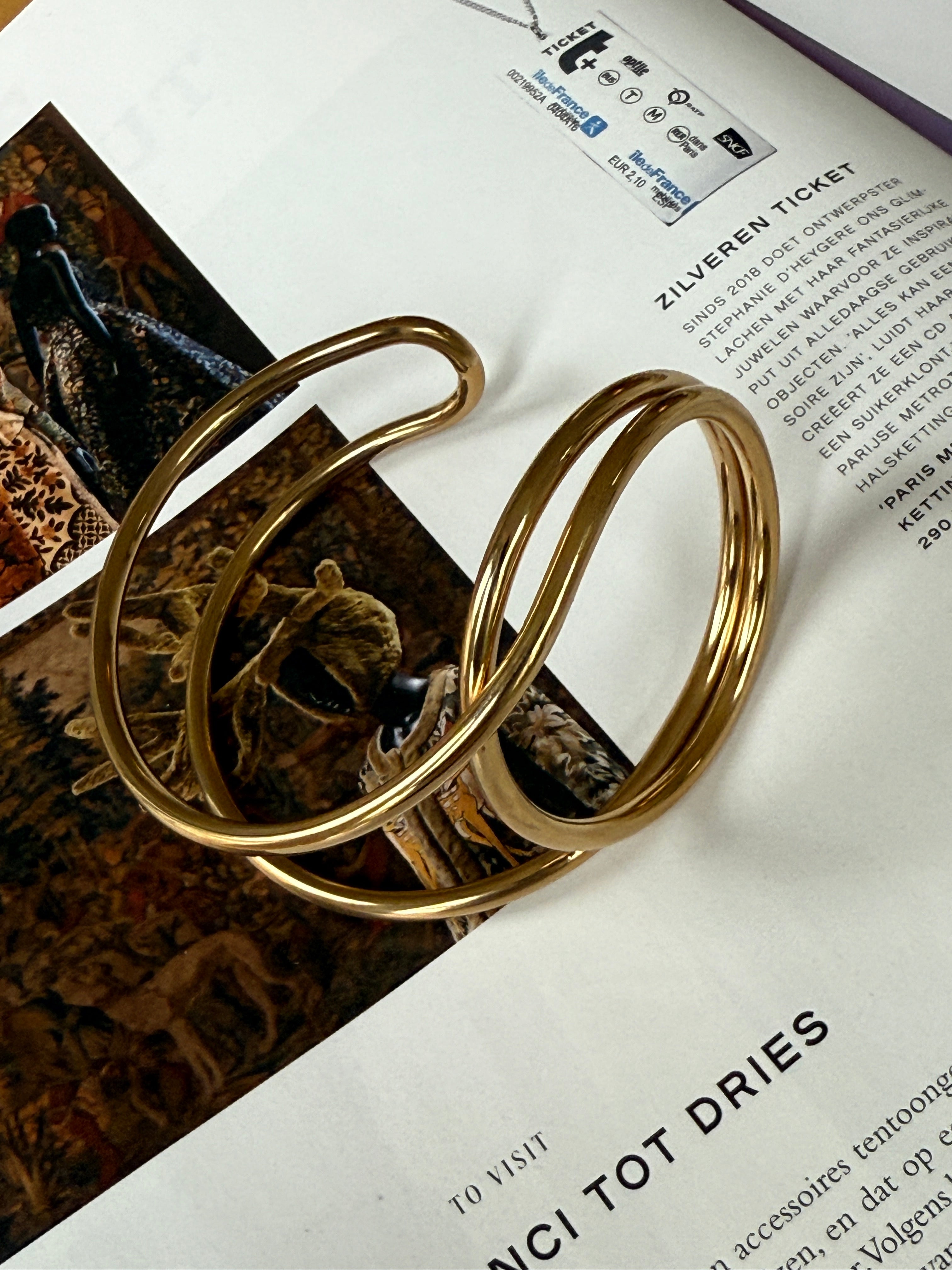 Chunky Bracelet, Stainless Steel, New