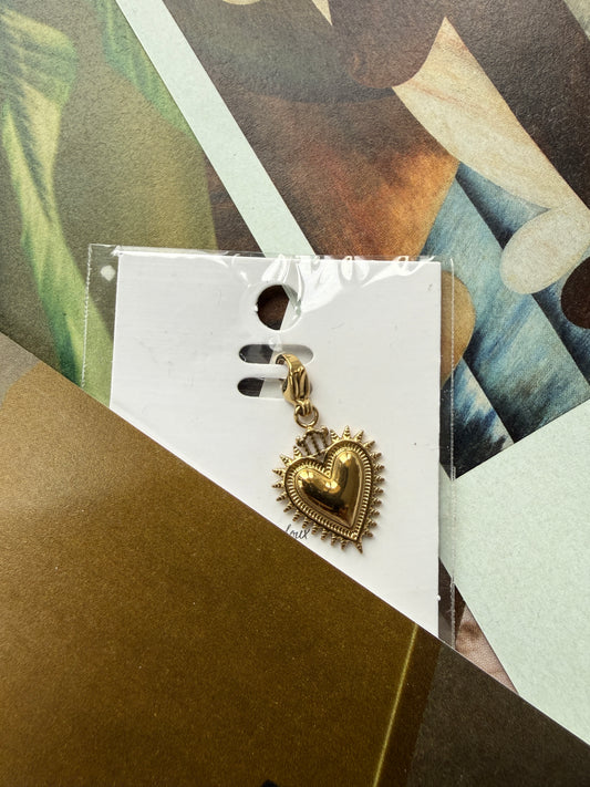 CHARM HEART / STAINLESS STEEL