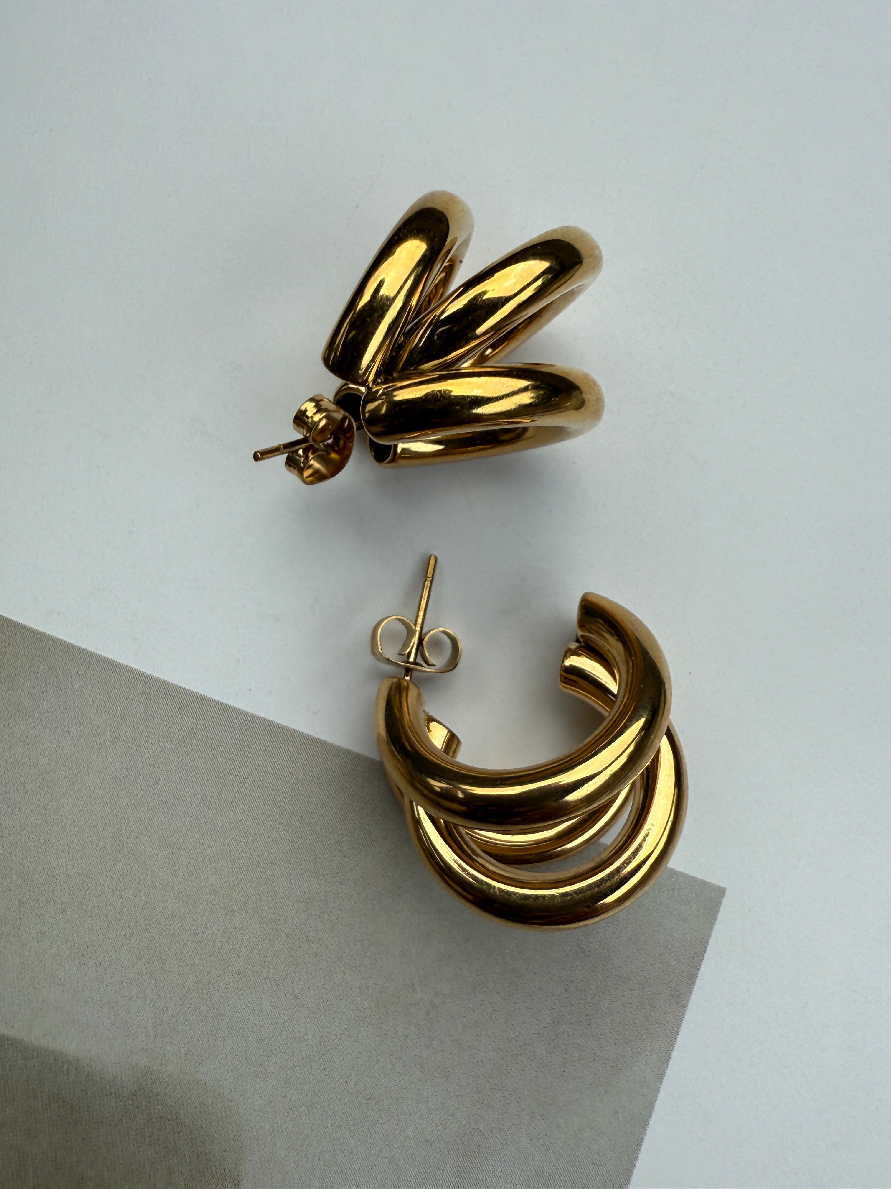 STAINLESS STEEL ALYNE earrings