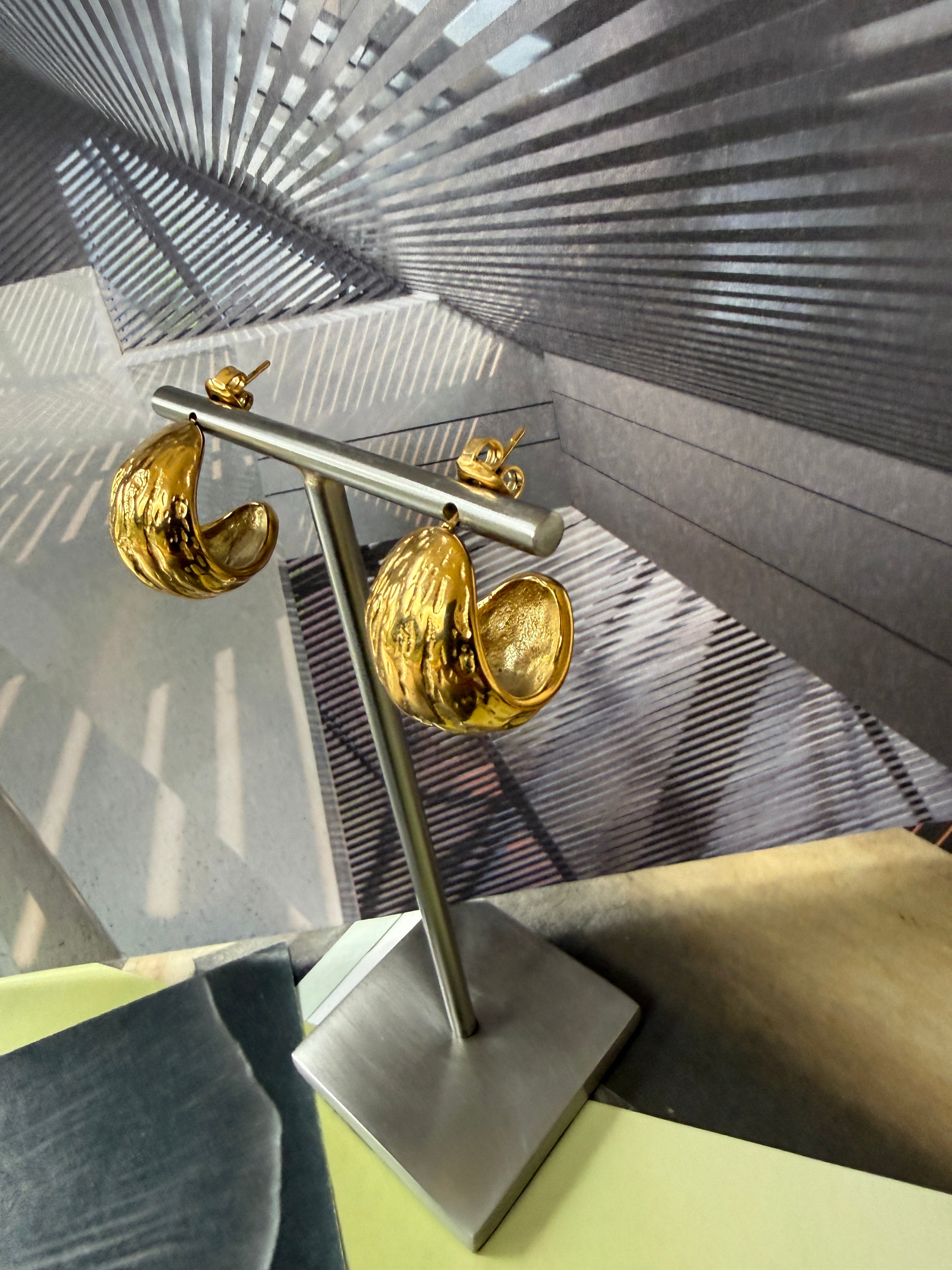 EARRINGS Tenty / STAINLESS STEEL / NOT Heavy