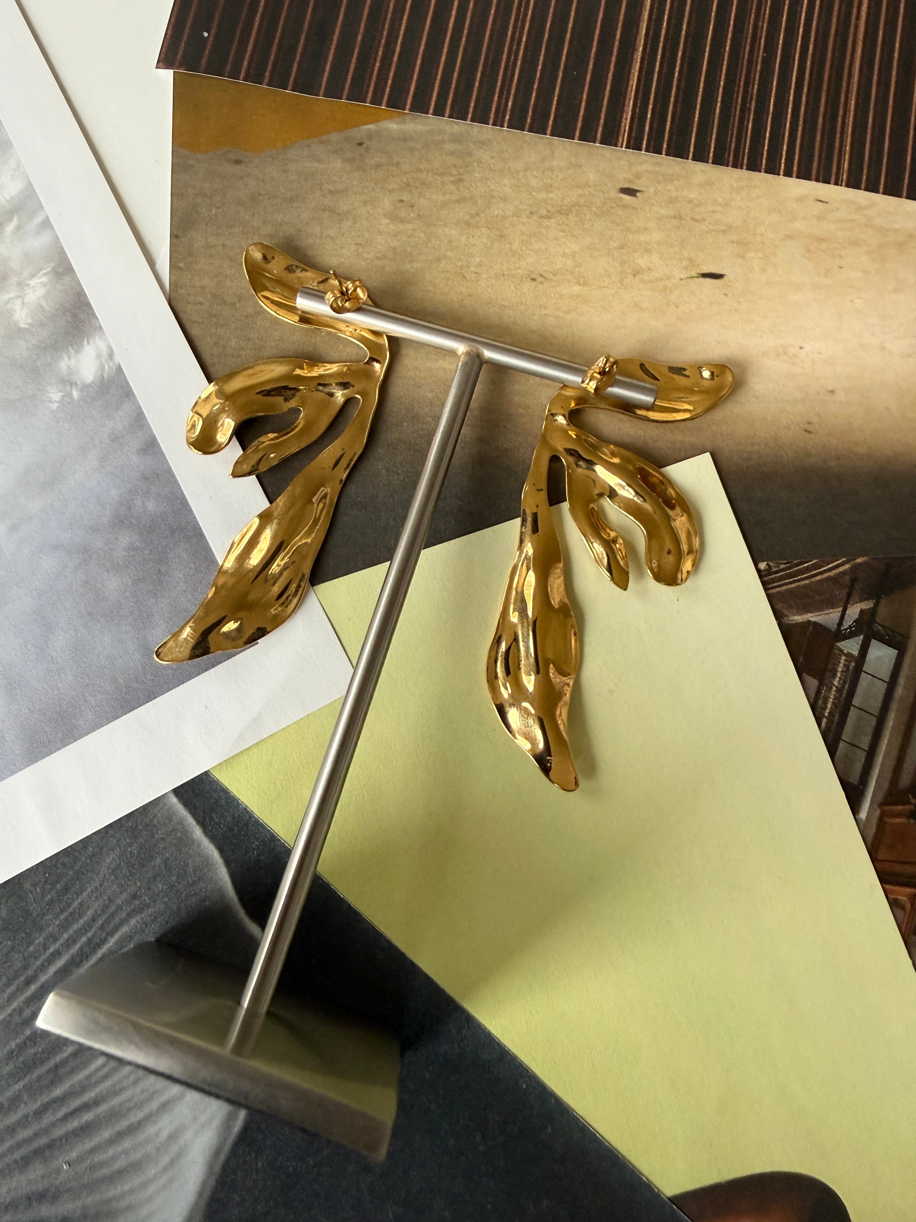 Earrings Diyo / Stainless Steel / 7cm / Not Heavy