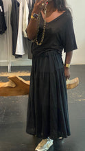 STRELL cotton skirt color black