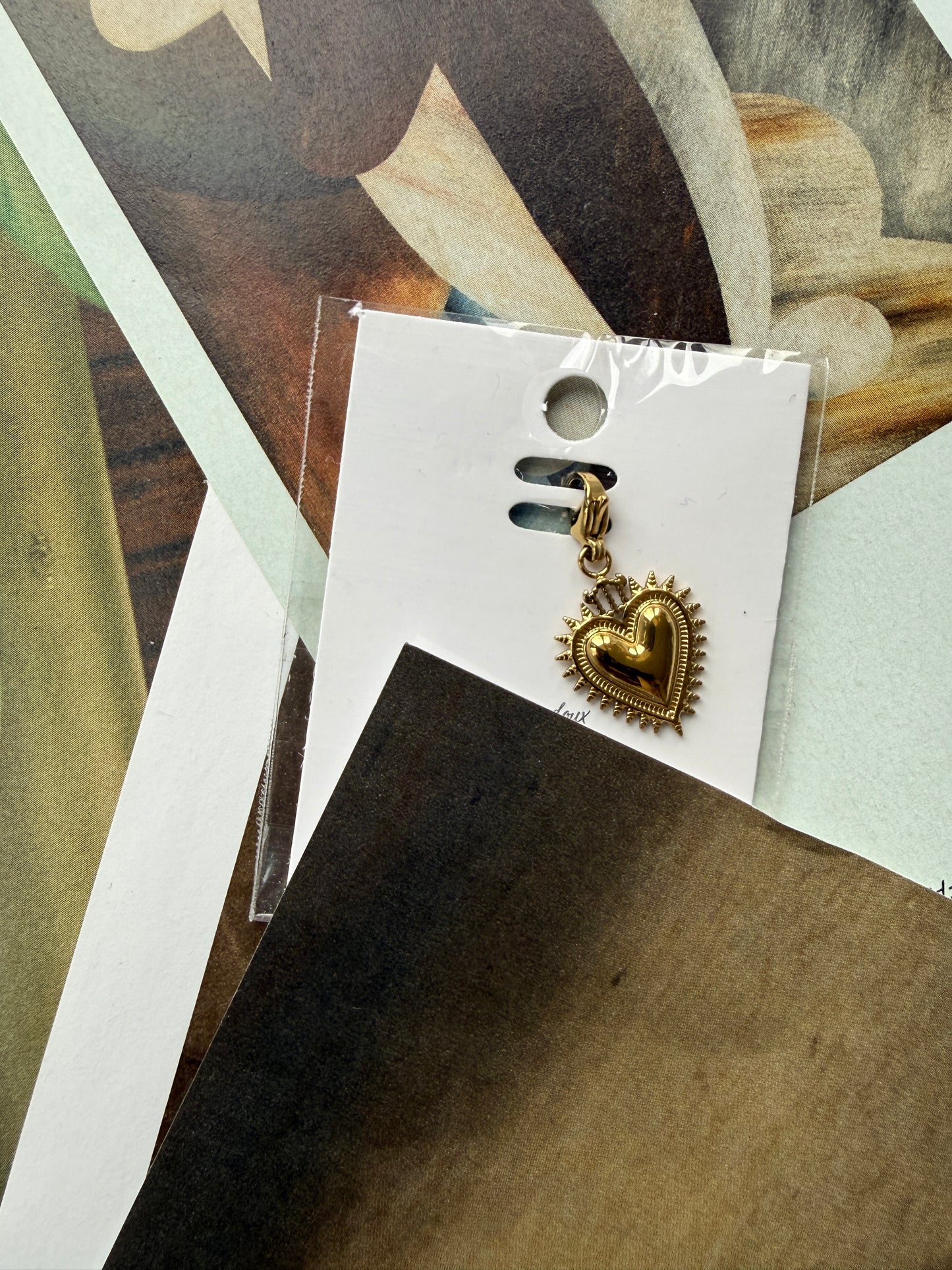 CHARM HEART / STAINLESS STEEL