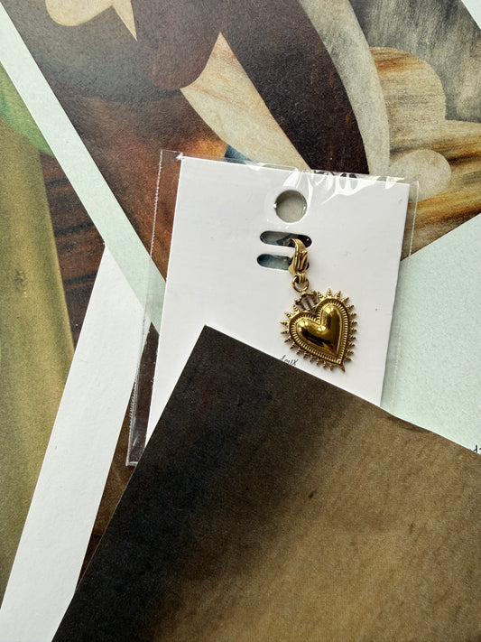 CHARM HEART / STAINLESS STEEL