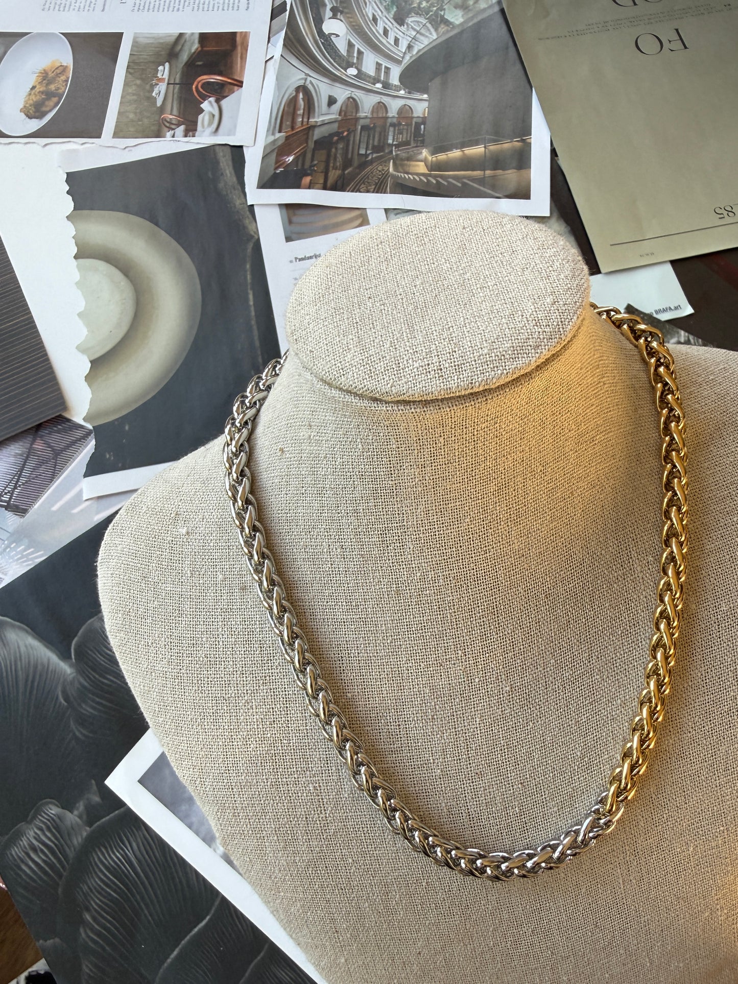 NECKLACE DRUOT / STAINLESS STEEL / 40CM
