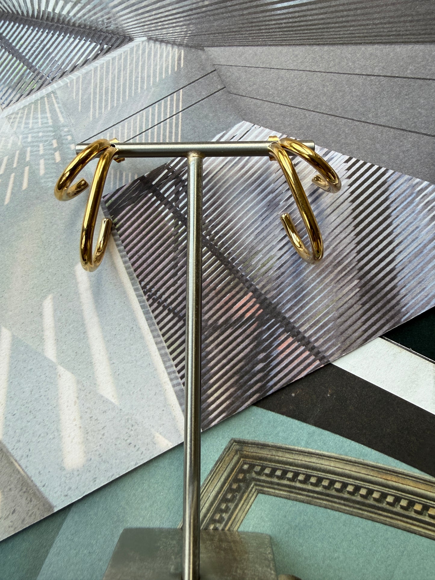 EARRINGS JUUM / STAINLESS STEEL