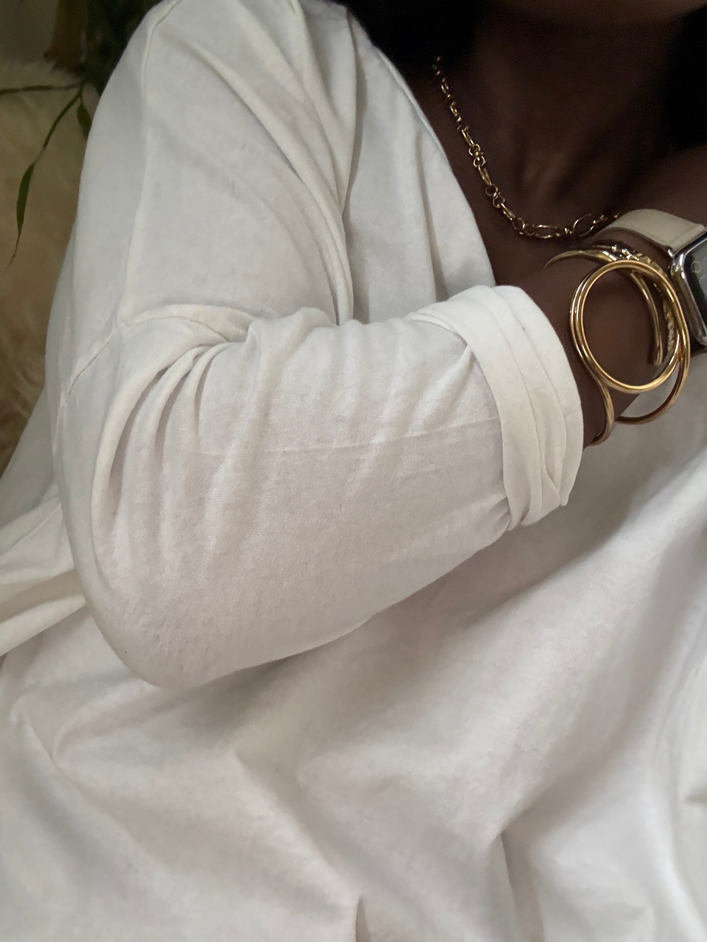 Chunky Bracelet, Stainless Steel, New