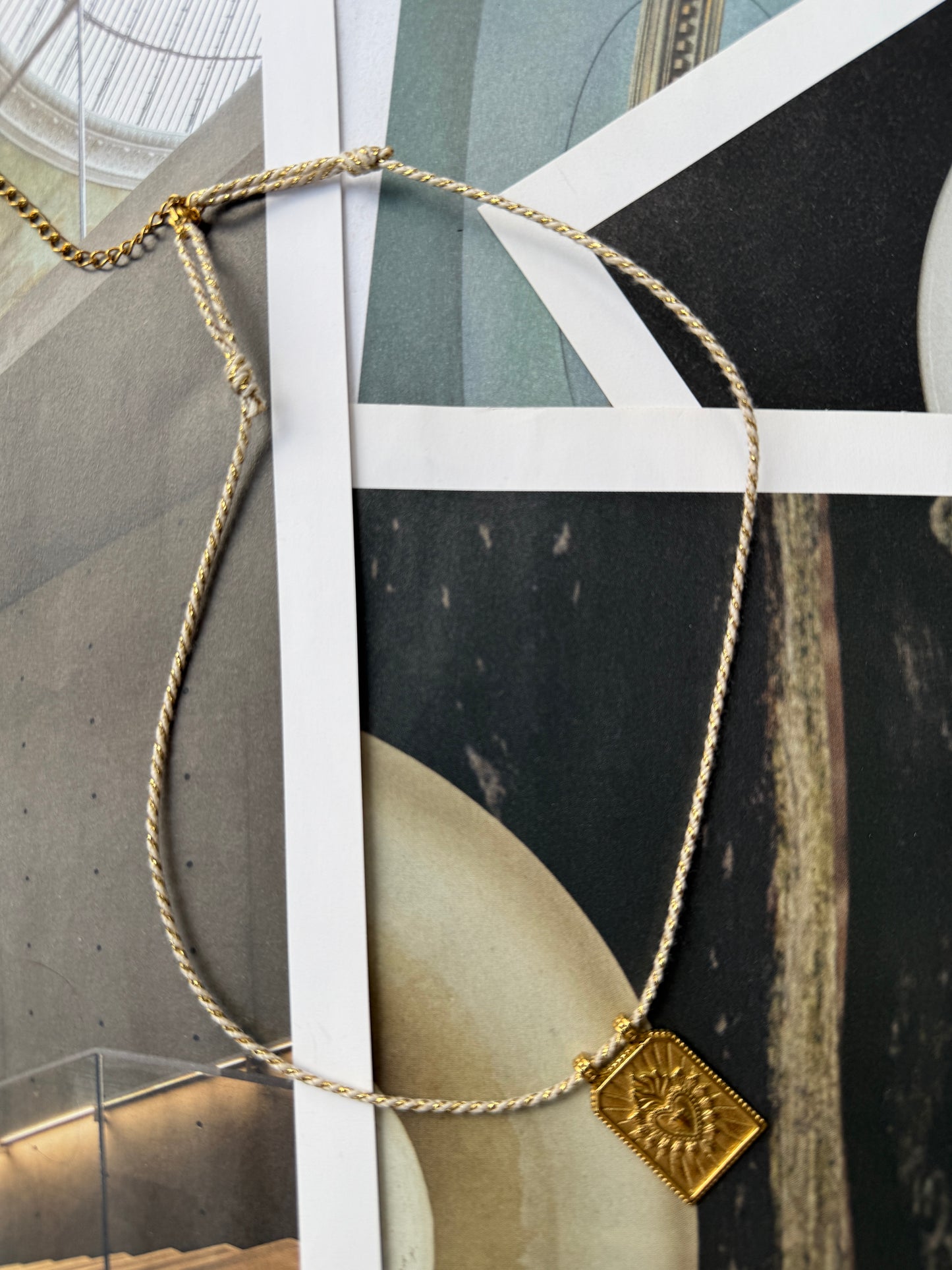 Necklace Haba White / 40cm