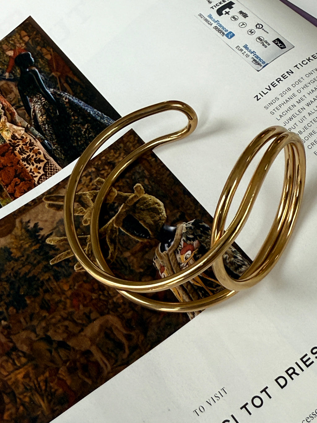 Chunky Bracelet, Stainless Steel, New