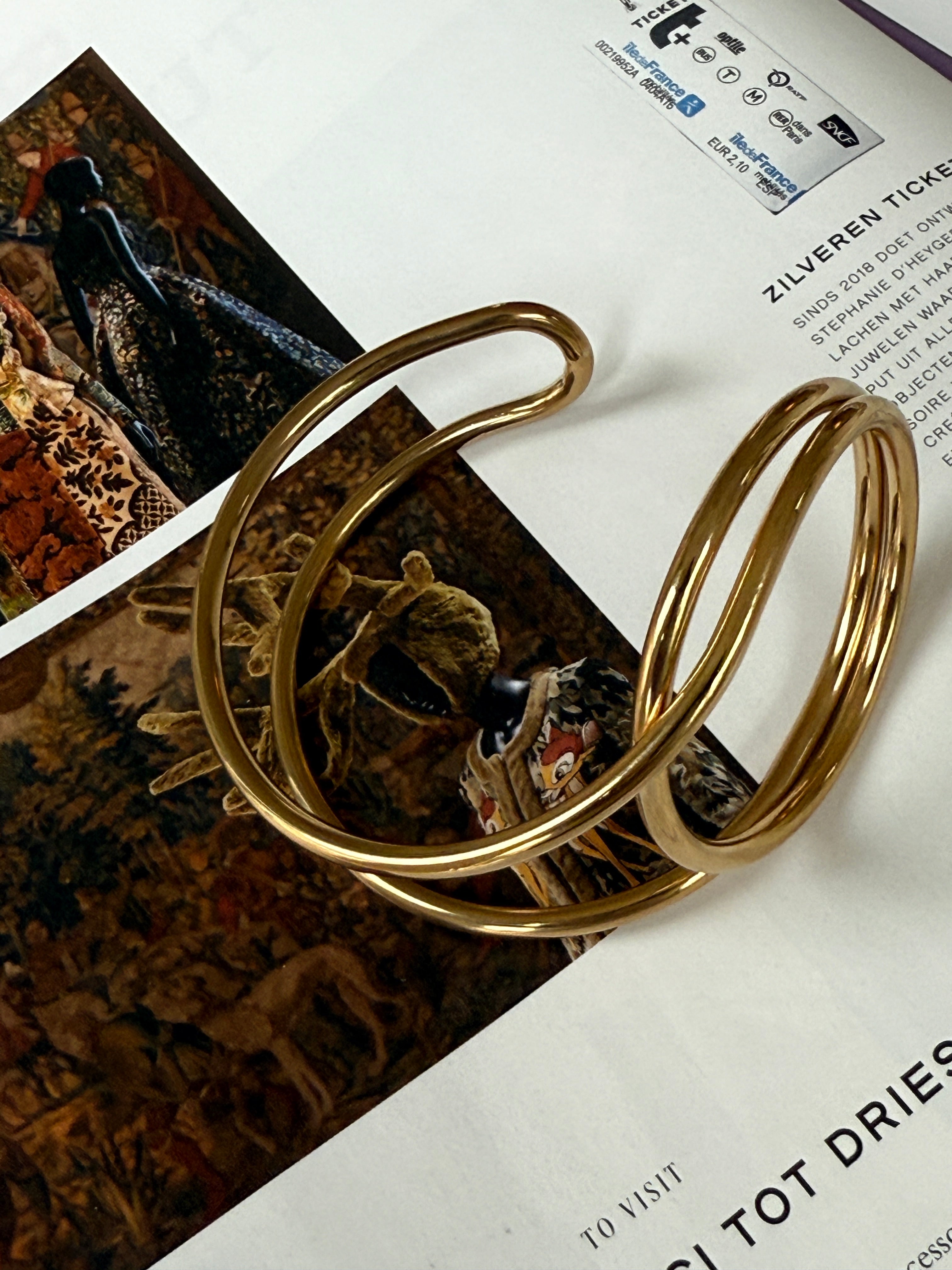 Chunky Bracelet, Stainless Steel, New