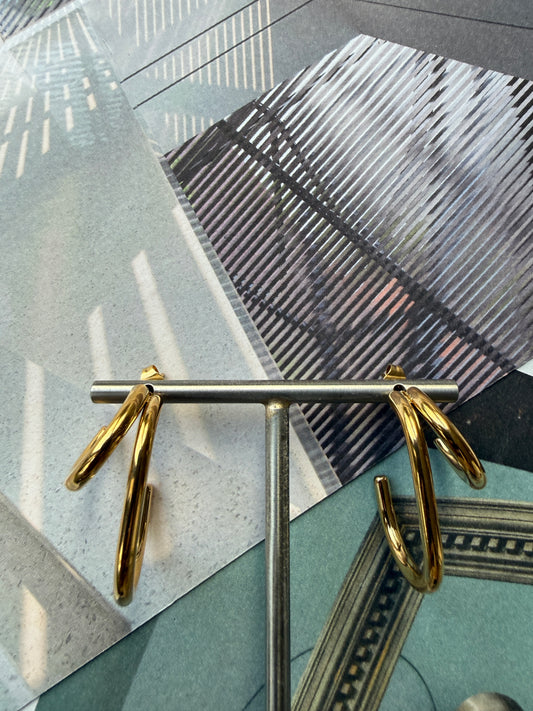 EARRINGS JUUM / STAINLESS STEEL