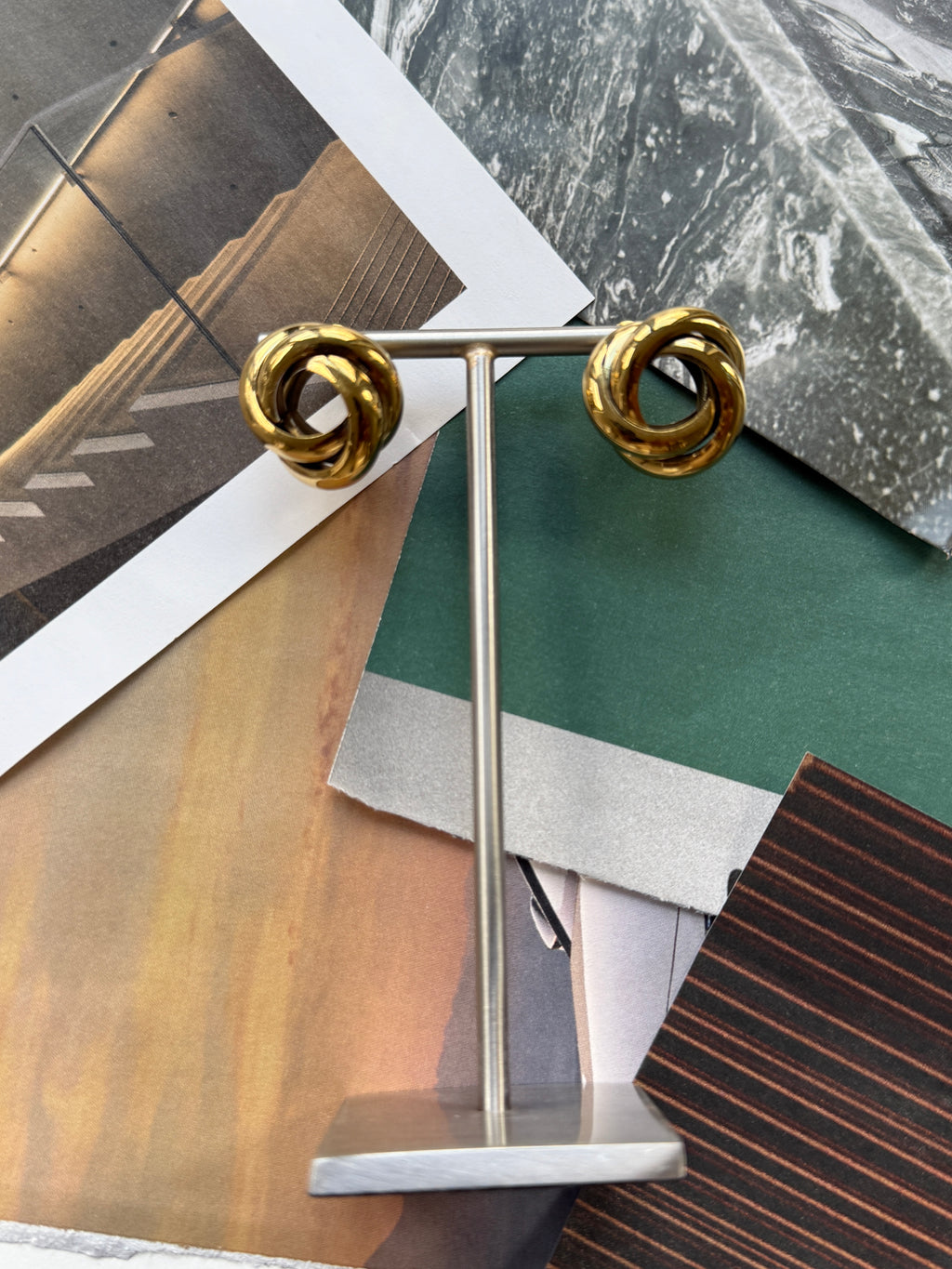 EARRINGS / STAINLESS STEEL / 2cm