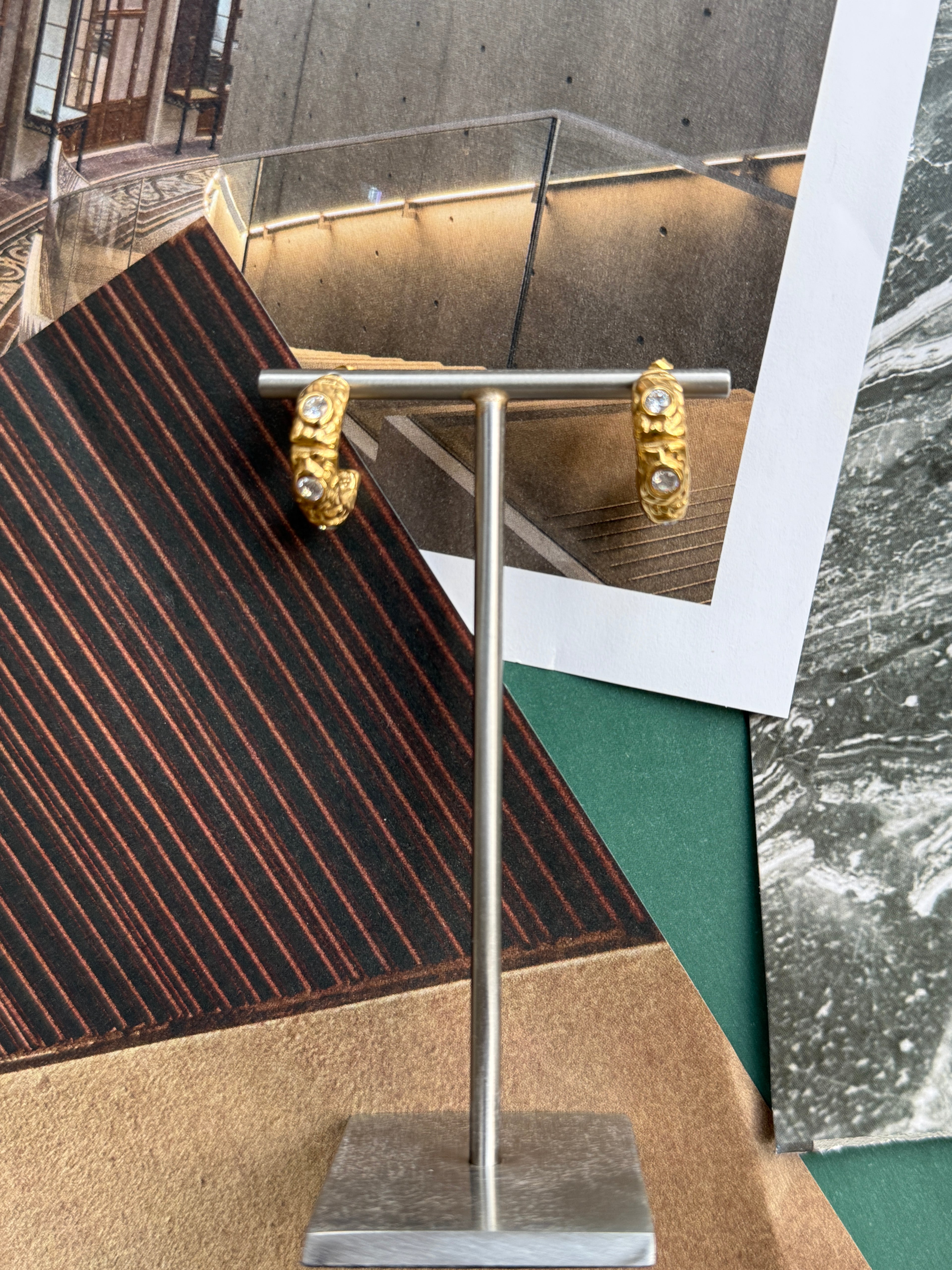 EARRINGS / STAINLESS STEEL / 2CM