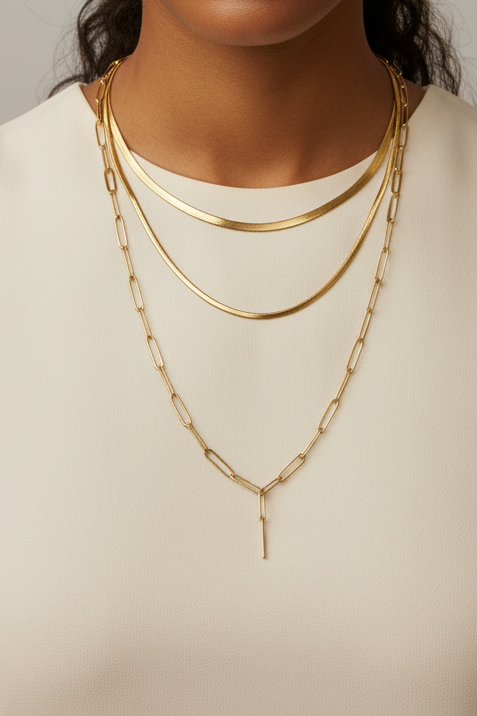 Necklace Milas/ Stainless Steel / 40cm