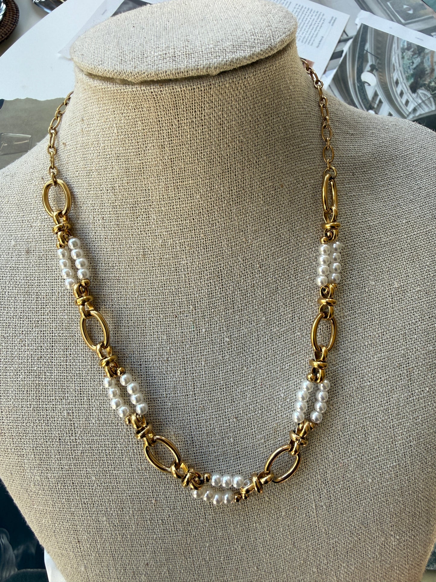 NECKLACE FARR / STAINLESS STEEL / 40CM