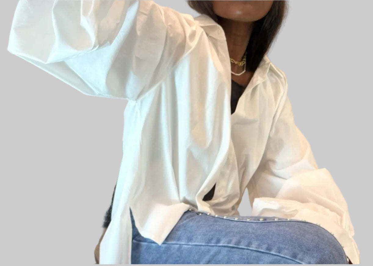 Balloon Sleeves blouses, One Size (34-42), Normal Fit, New without Tags, Available in Different Colors