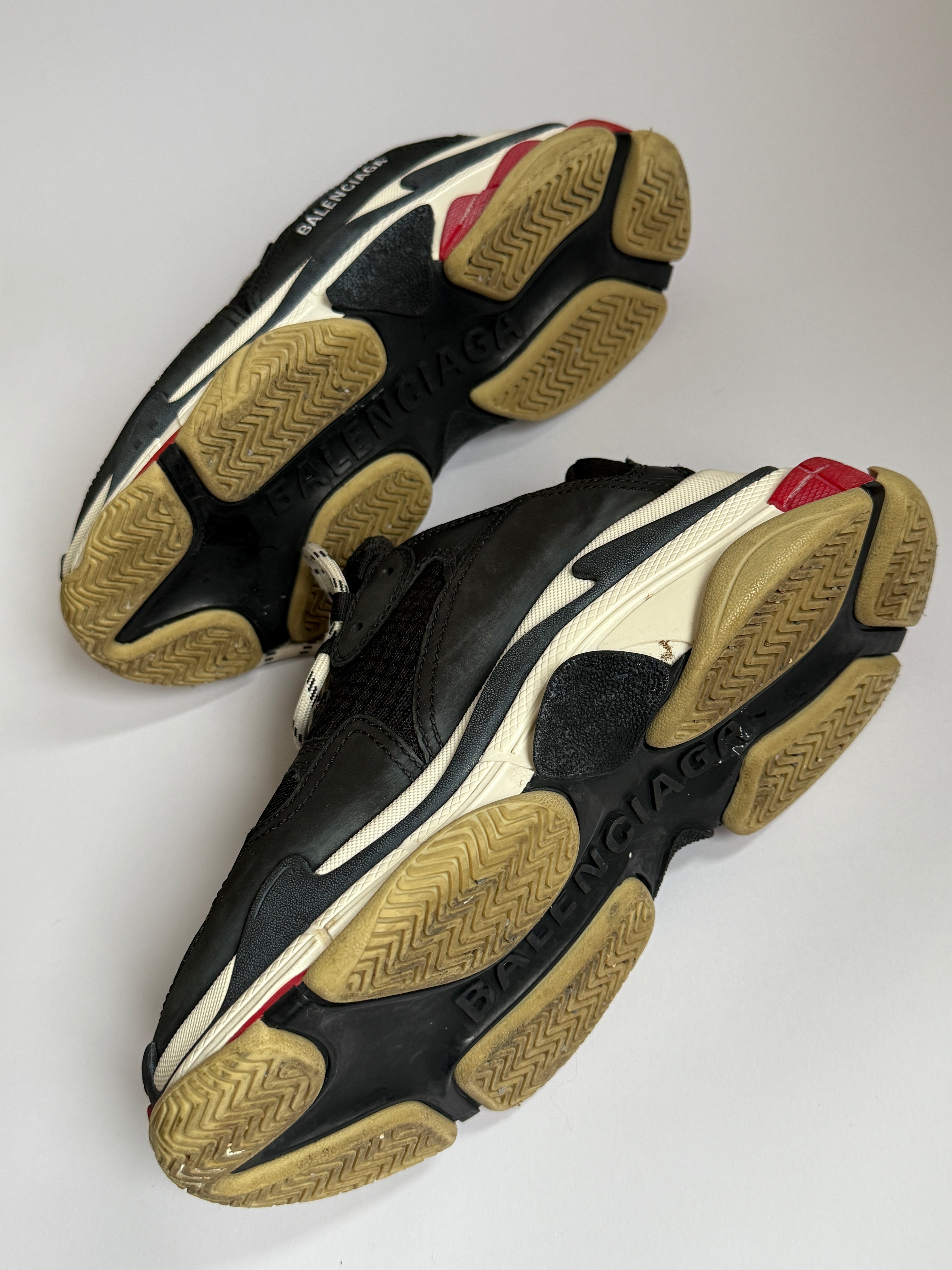 BALENCIAGA TRIPLE S CHUNKY ‘DAD’ SNEAKERS, SIZE38, WORN 2-4 TIMES
