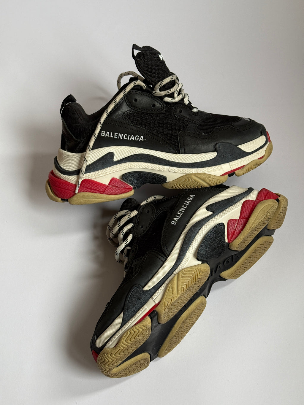 BALENCIAGA TRIPLE S CHUNKY ‘DAD’ SNEAKERS, SIZE38, WORN 2-4 TIMES