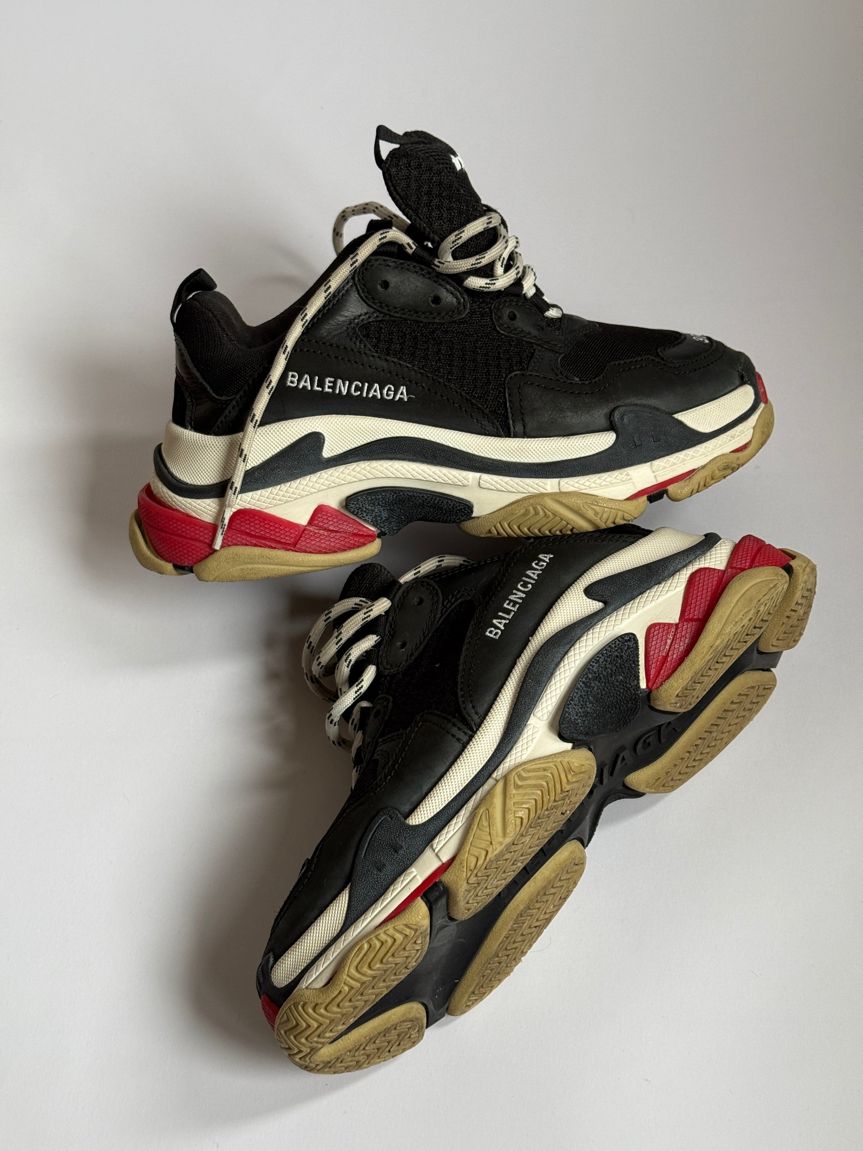 BALENCIAGA TRIPLE S CHUNKY ‘DAD’ SNEAKERS, SIZE38, WORN 2-4 TIMES