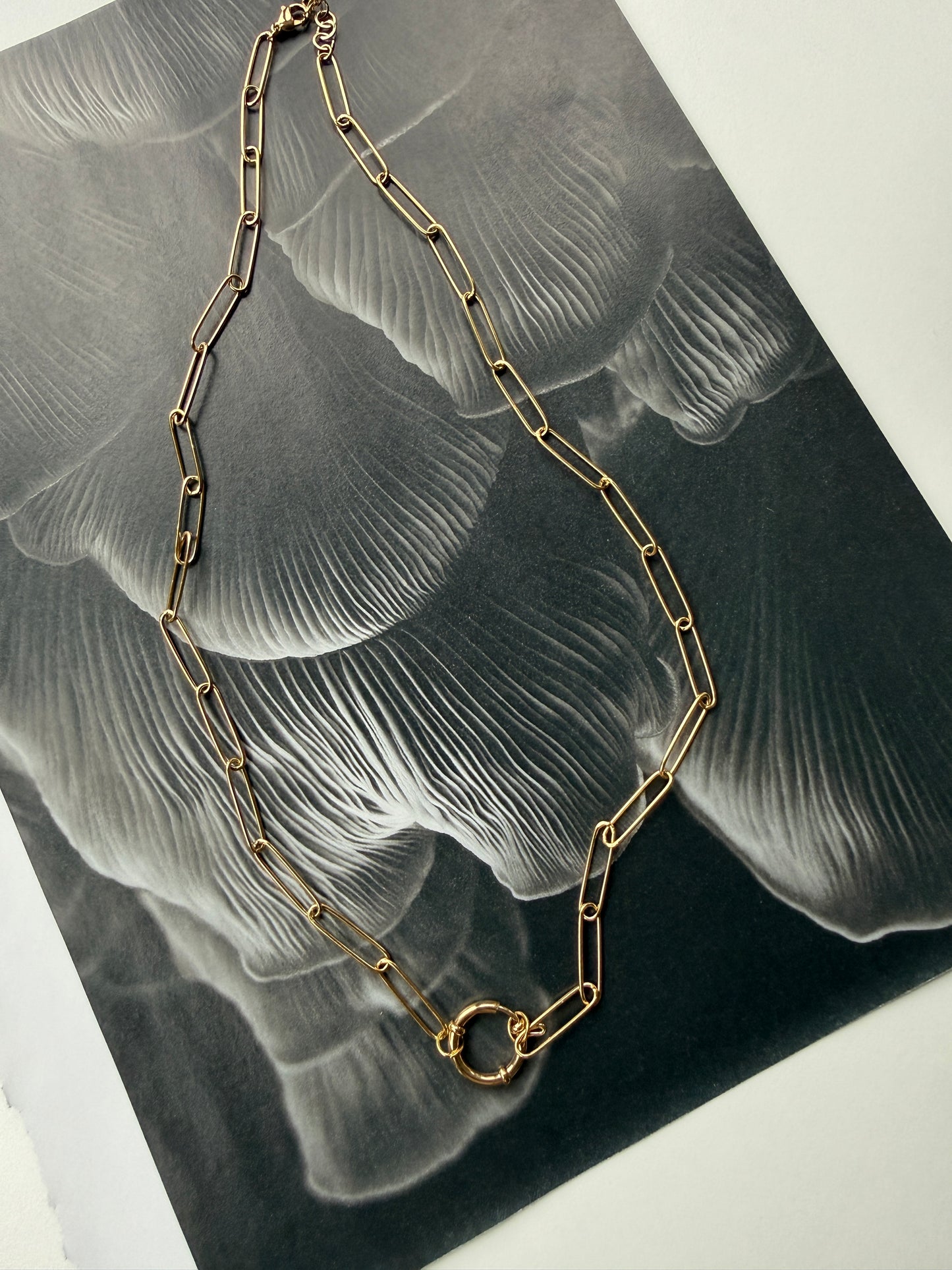 NECKLACE EMRA / STAINLESS STEEL NECKLACE / 60CM