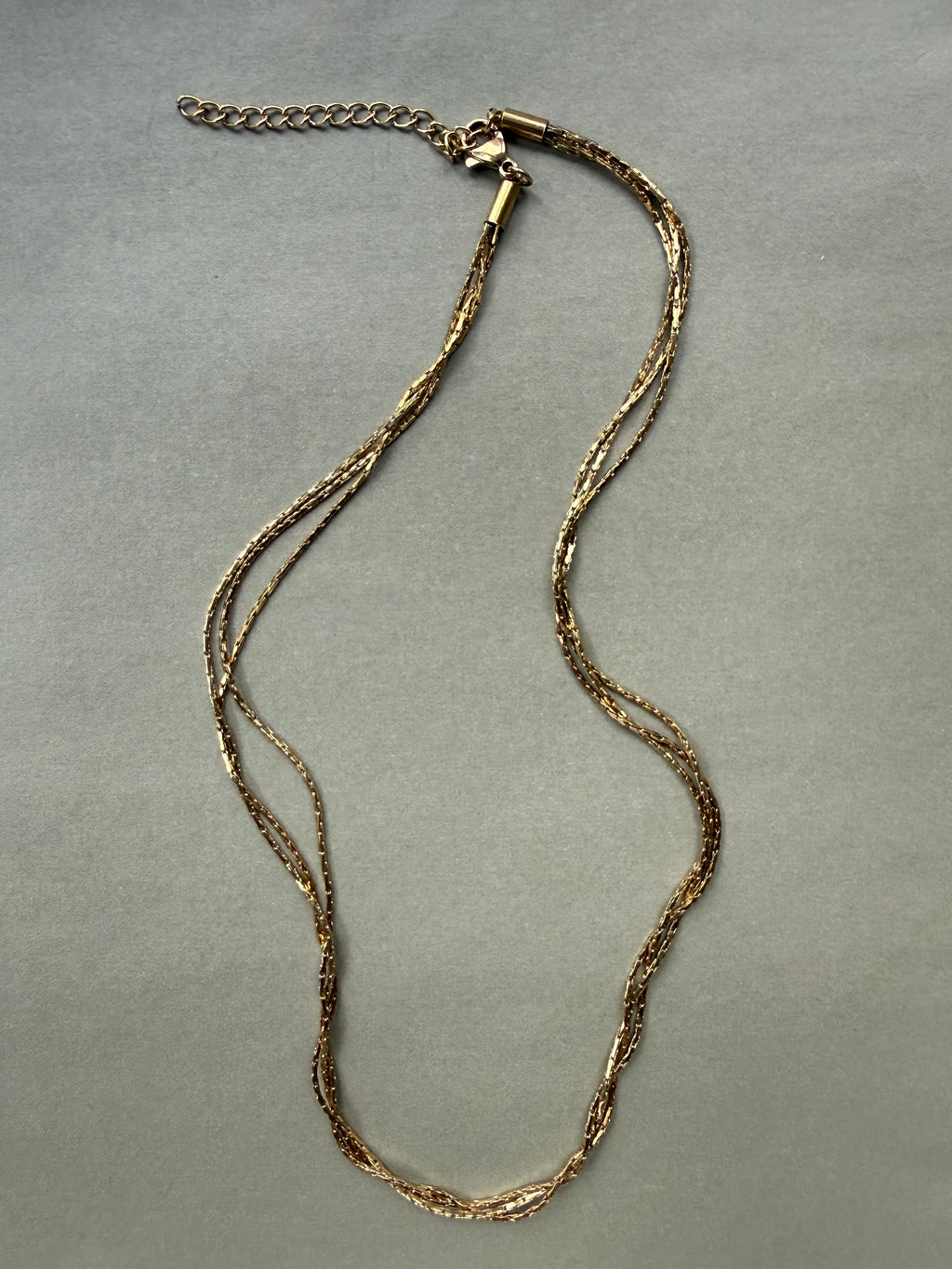 STAINLESS STEEL NECKLACE, 40CM