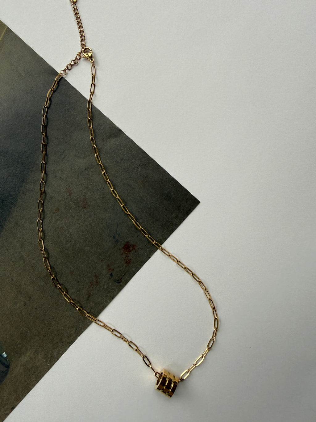 STAINLESS STEEL NECKLACE, 40CM