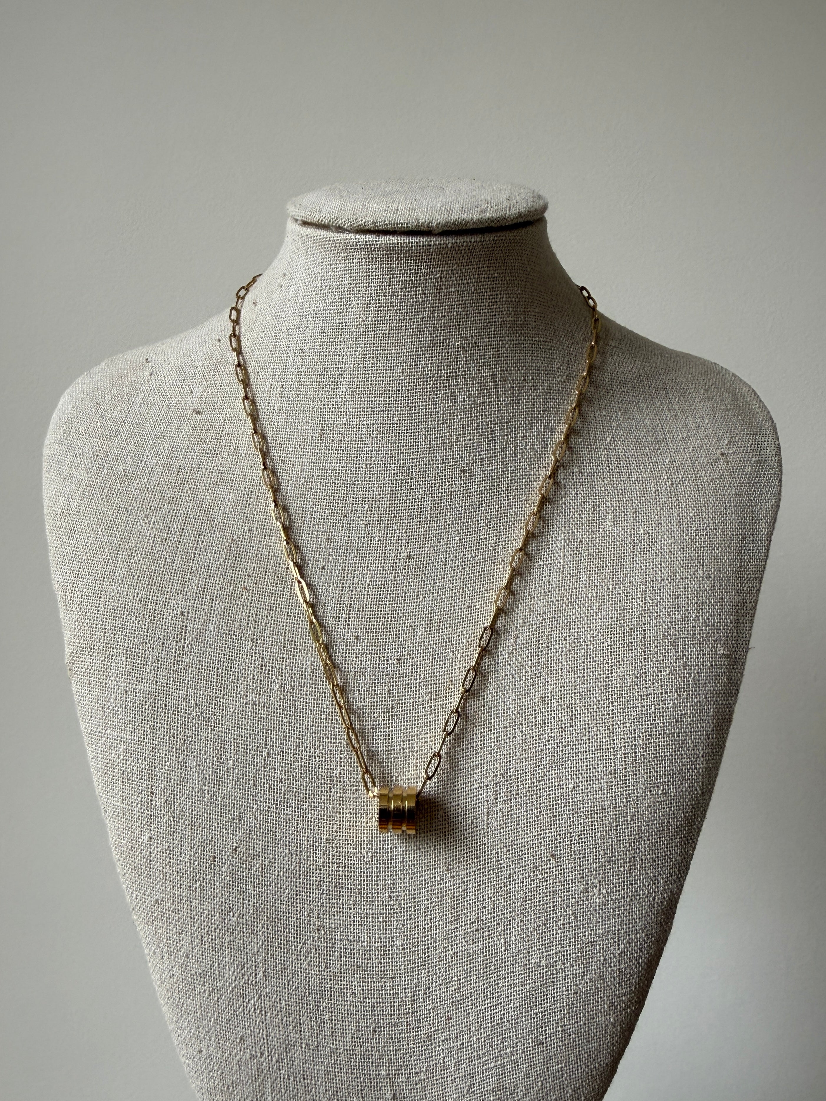 STAINLESS STEEL NECKLACE, 40CM