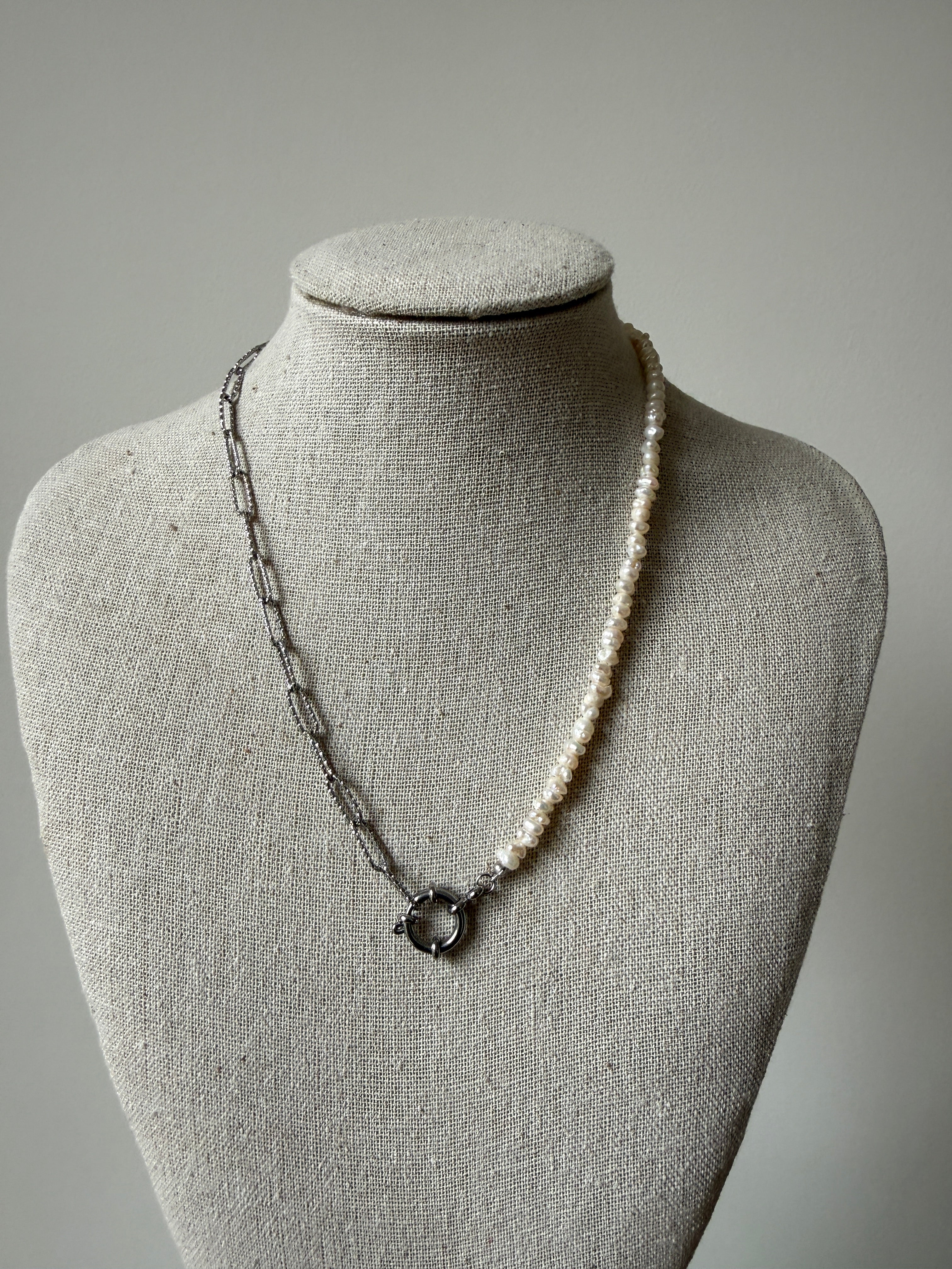 STAINLESS STEEL NECKLACE, 40CM