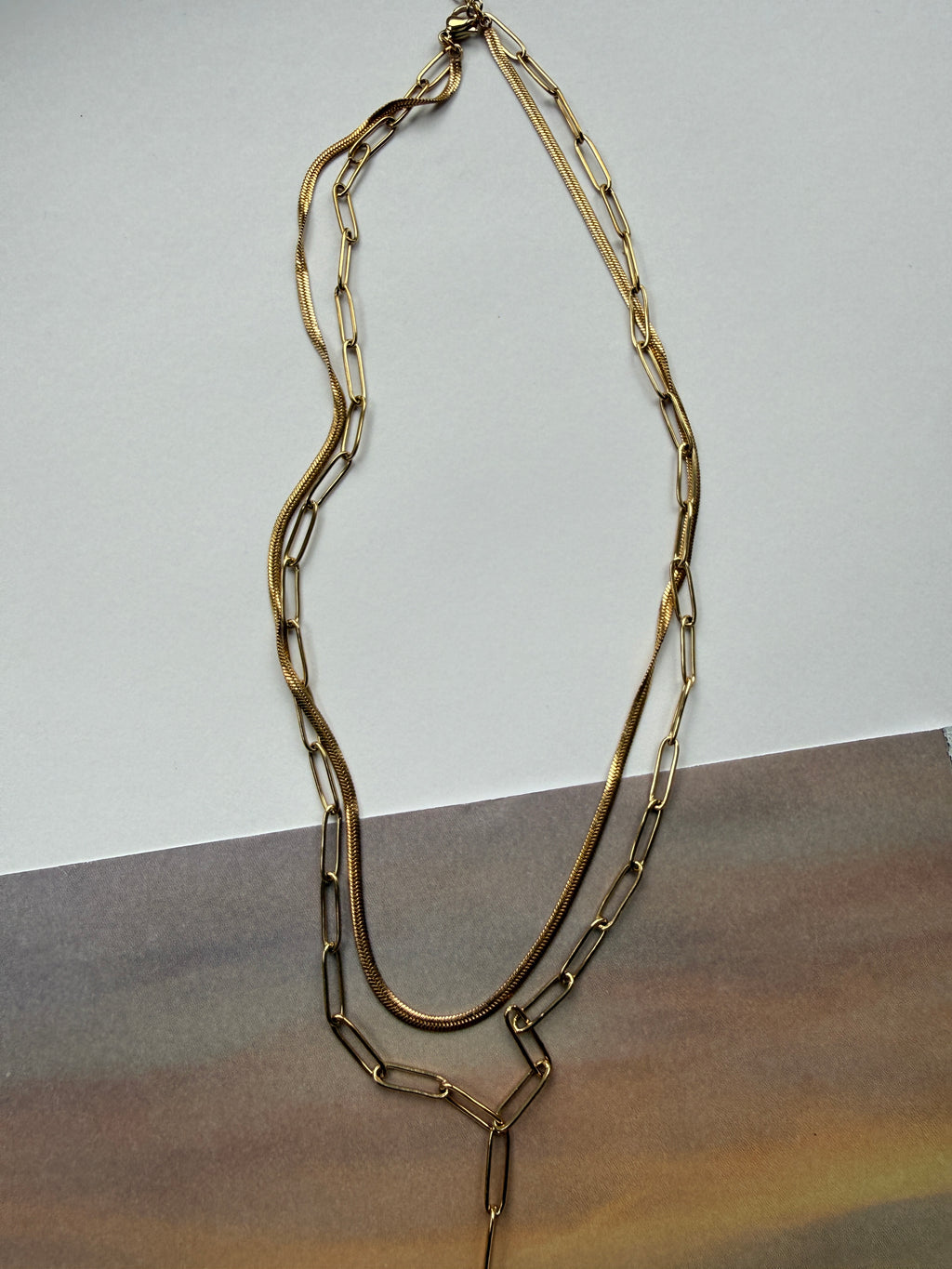 STAINLESS STEEL NECKLACE, 40CM