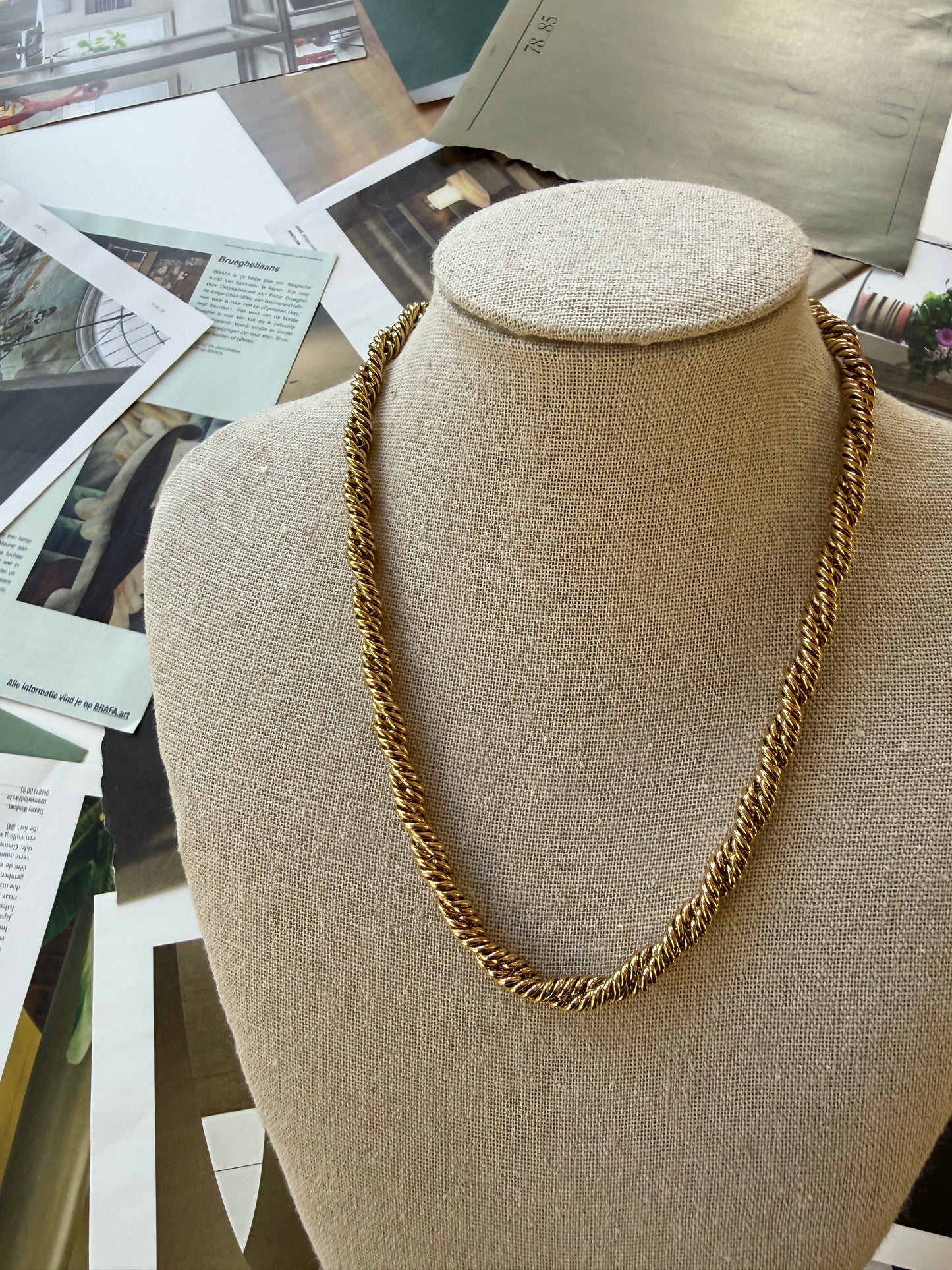 NECKLACE CYPRE / STAINLESS STEEL / 40CM