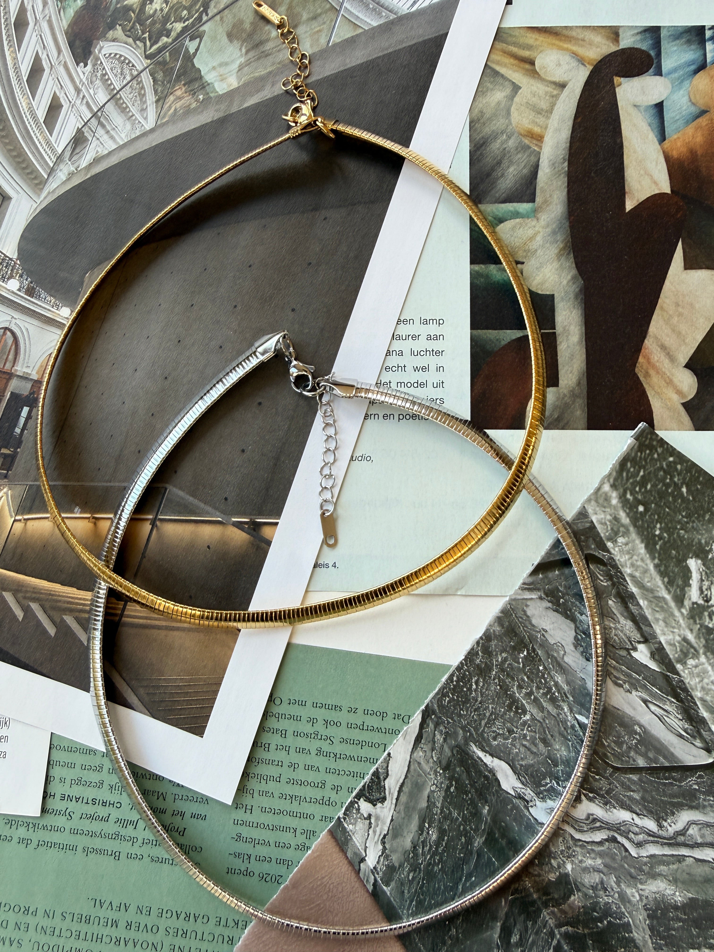 STAINLESS STEEL NECKLACE, 40CM