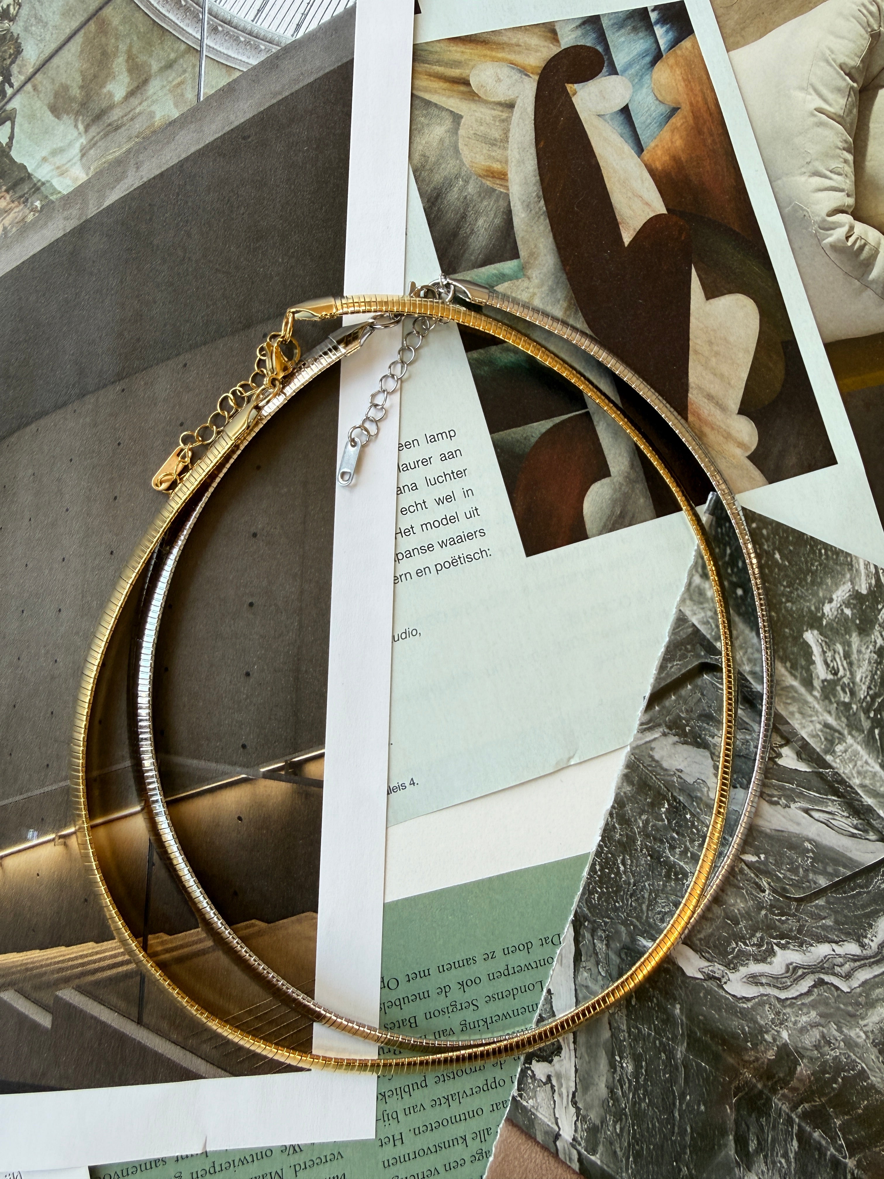 STAINLESS STEEL NECKLACE, 40CM