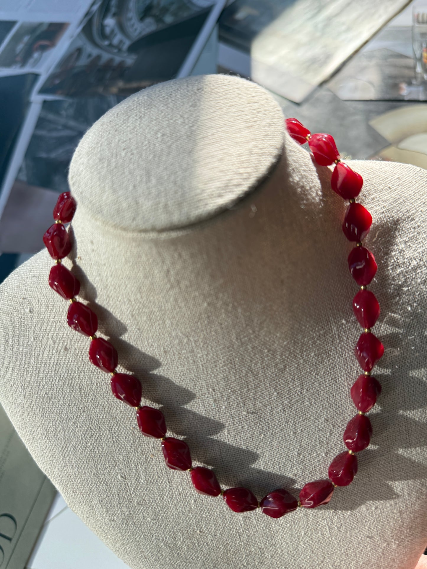 COLLIER PICHA / 40CM/ AVAILABLE IN 3 DIFFERENT COLORS