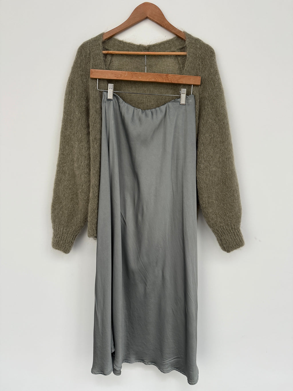 SKIRT MIRL OLIVE GREEN