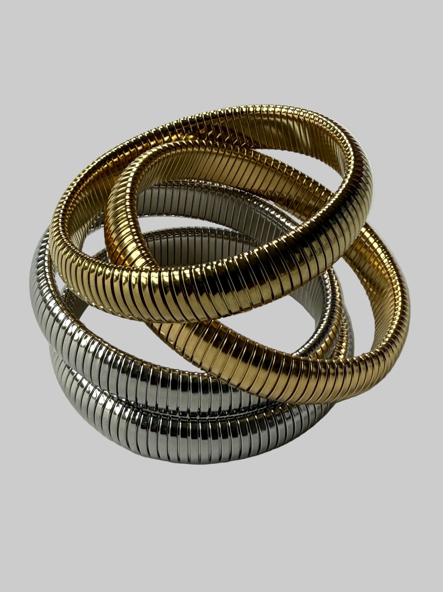 Bracelet Gary large / Stainless Steel / Yellow or Silver Color / price per piece