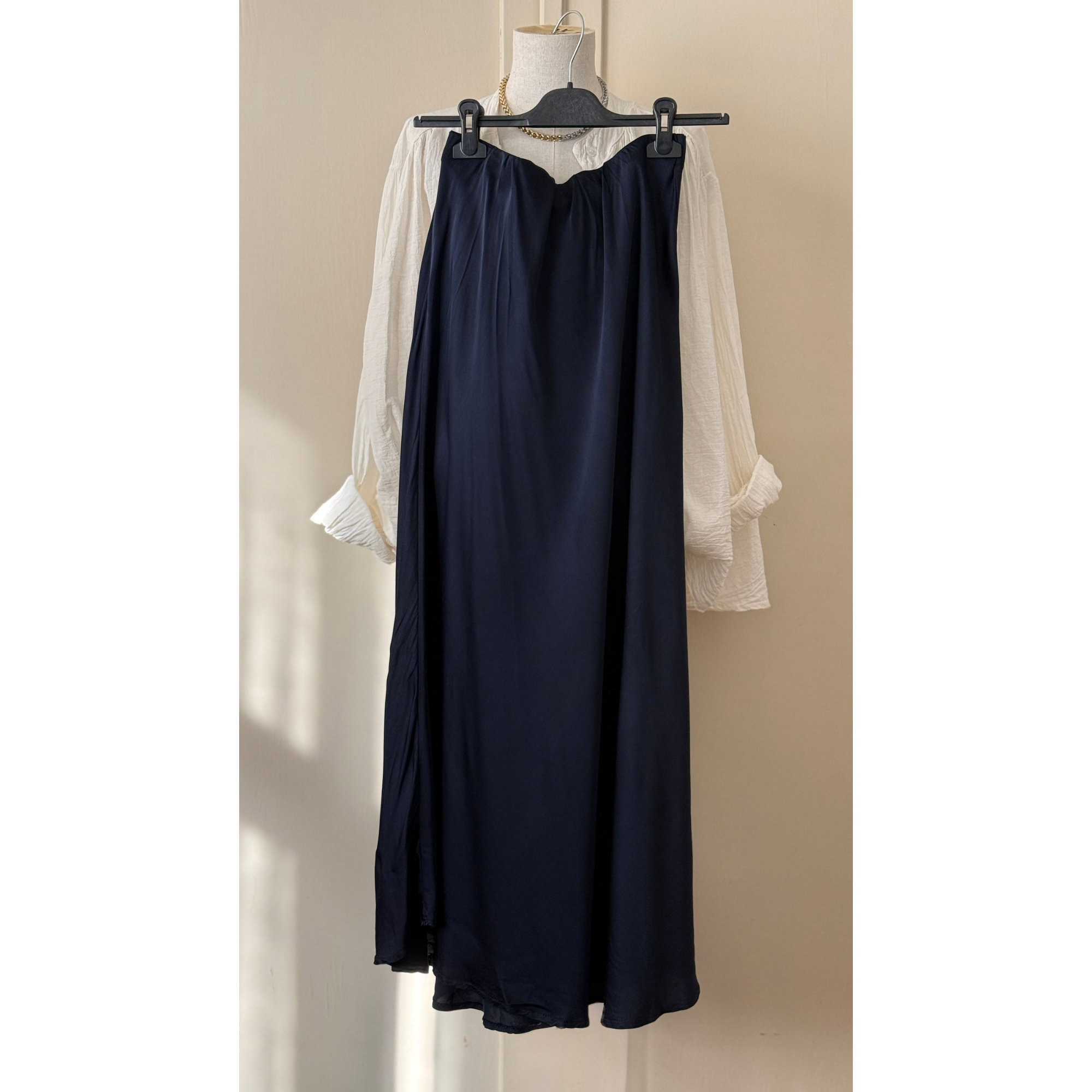 SKIRT / ONE SIZE (34-40) / MARINE / LENGTH 90CM